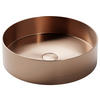 WASCHBECKEN 40/11/40 cm  - Roségold, MODERN, Metall (40/11/40cm)