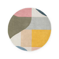 WOLLTEPPICH 160 cm Westminster Curzon Creme, Multicolor rund  - Multicolor/Creme, Basics, Textil (160cm) - Ted Baker