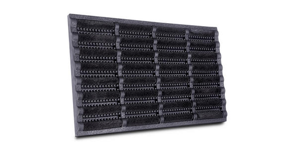 KOKOSMATTE 40/60 cm Mix Mats - Schwarz, Basics, Naturmaterialien/Kunststoff (40/60cm) - Esposa