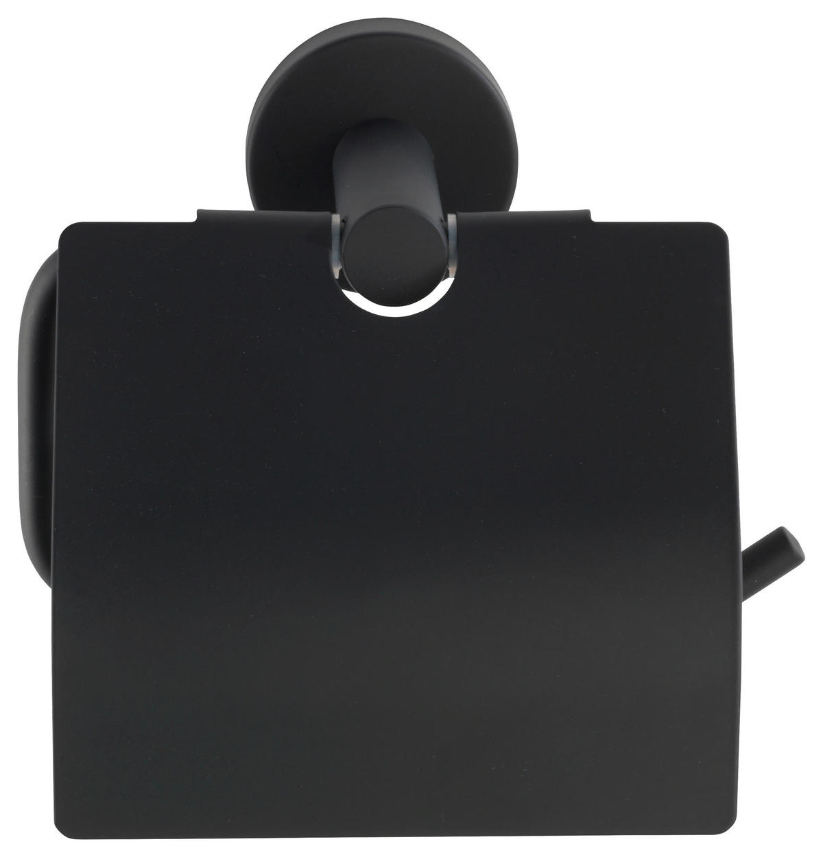 TOILETTENPAPIERHALTER - Schwarz, Basics, Metall (15/13,5/7cm) - Wenko