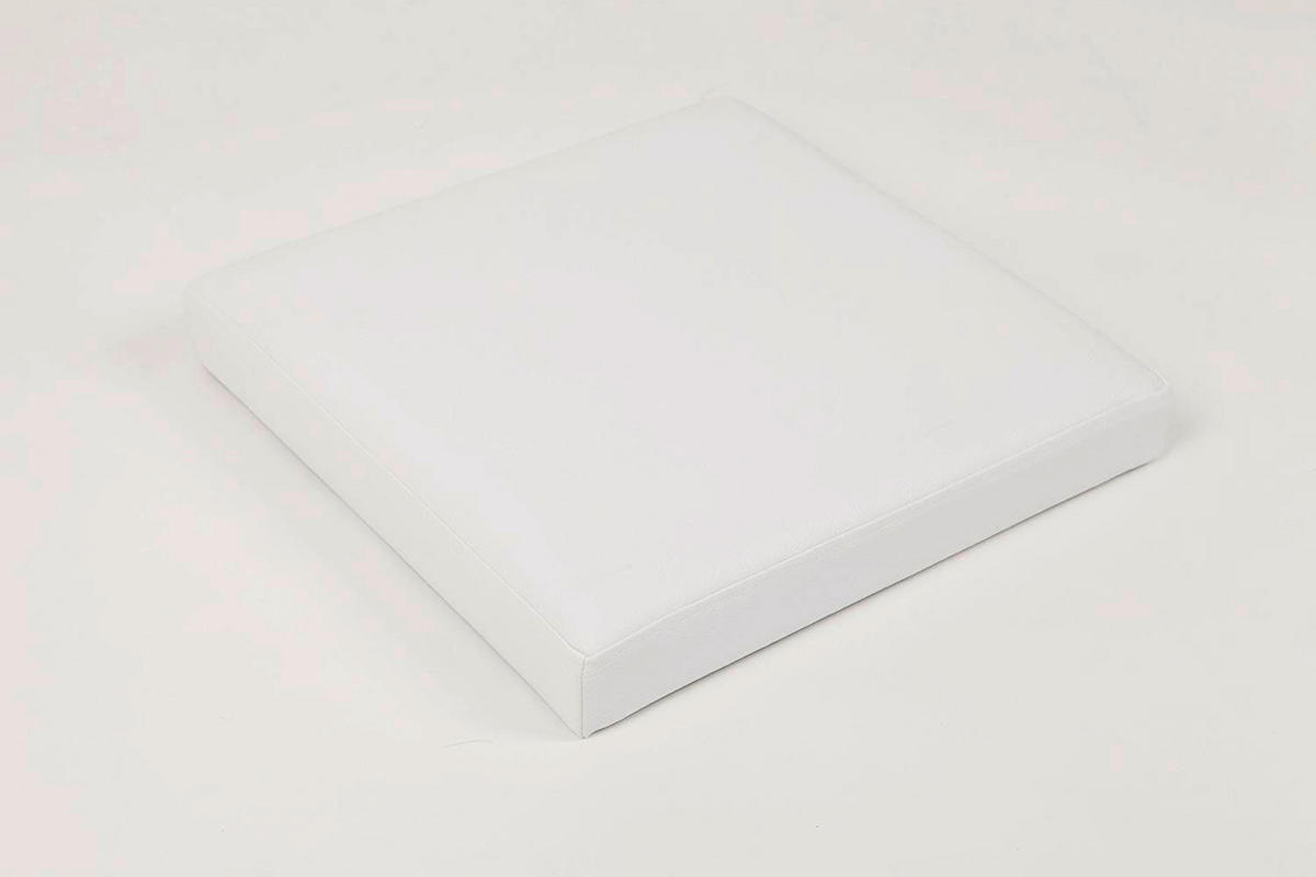 SITZWÜRFEL Weiß  - Weiß, Basics, Kunststoff (38/38/38cm) - Echtwerk