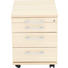 ROLLCONTAINER - Eichefarben/Alufarben, Design, Holzwerkstoff/Kunststoff (43,2/53,8/57,7cm) ROLLCONTAINER - Eichefarben/Alufarben, Design, Holzwerkstoff/Kunststoff (43,2/53,8/57,7cm)