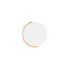LED-DECKENLEUCHTE  31,5/3,5 cm    - Weiss/Braun, Basics, Holz/Kunststoff (31,5/3,5cm)