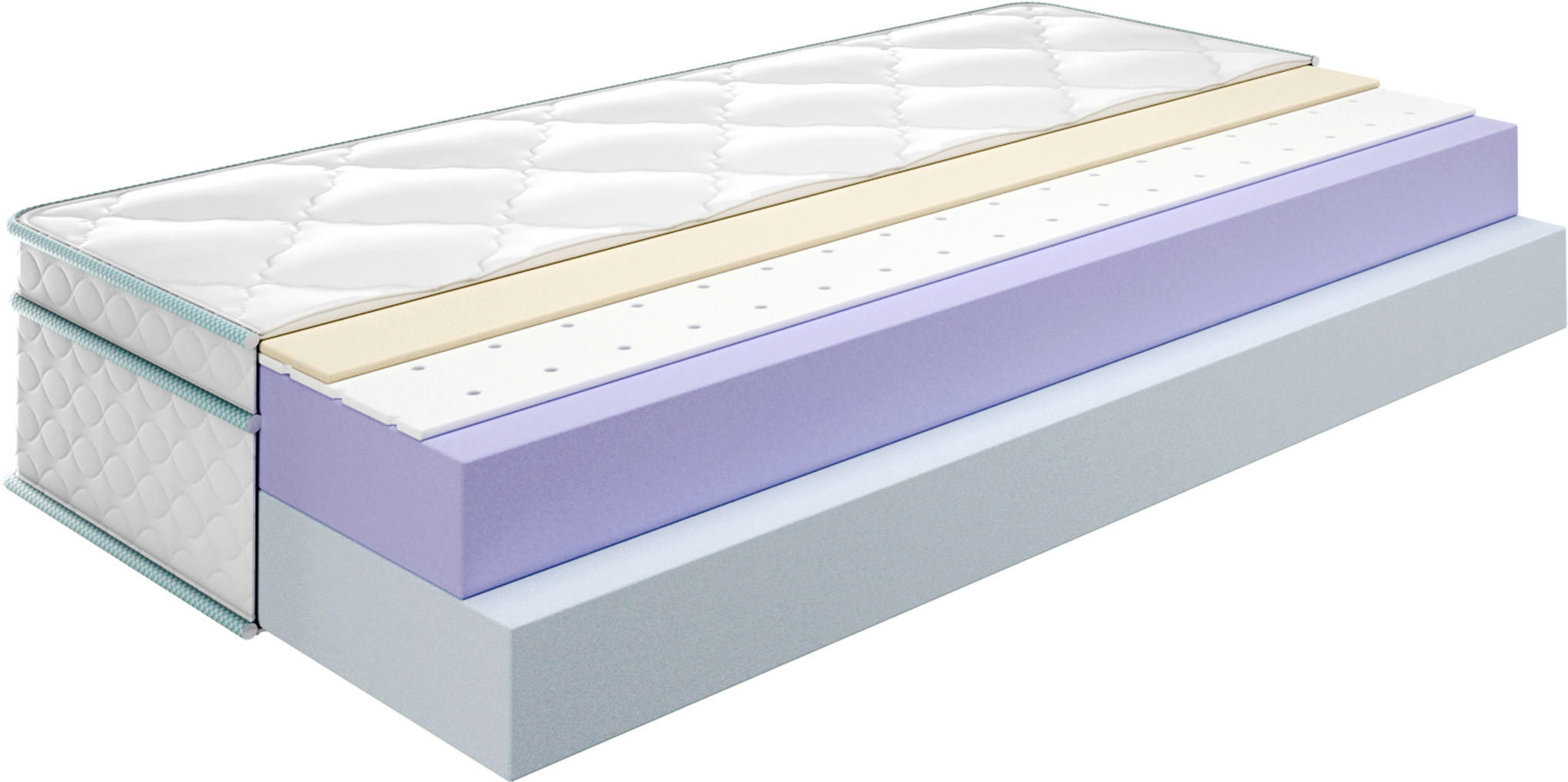 MATRAC 90/200 cm  - fehér, Basics, textil (90/200cm) - Cardo