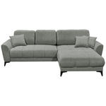 ECKSOFA  in Webstoff Olivgrün  - Schwarz/Olivgrün, KONVENTIONELL, Kunststoff/Textil (281/189cm) - Carryhome