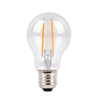LED-SIJALKA S SVETILNO NITKO   //// - prosojno, Basics, steklo (6/10.5cm)
