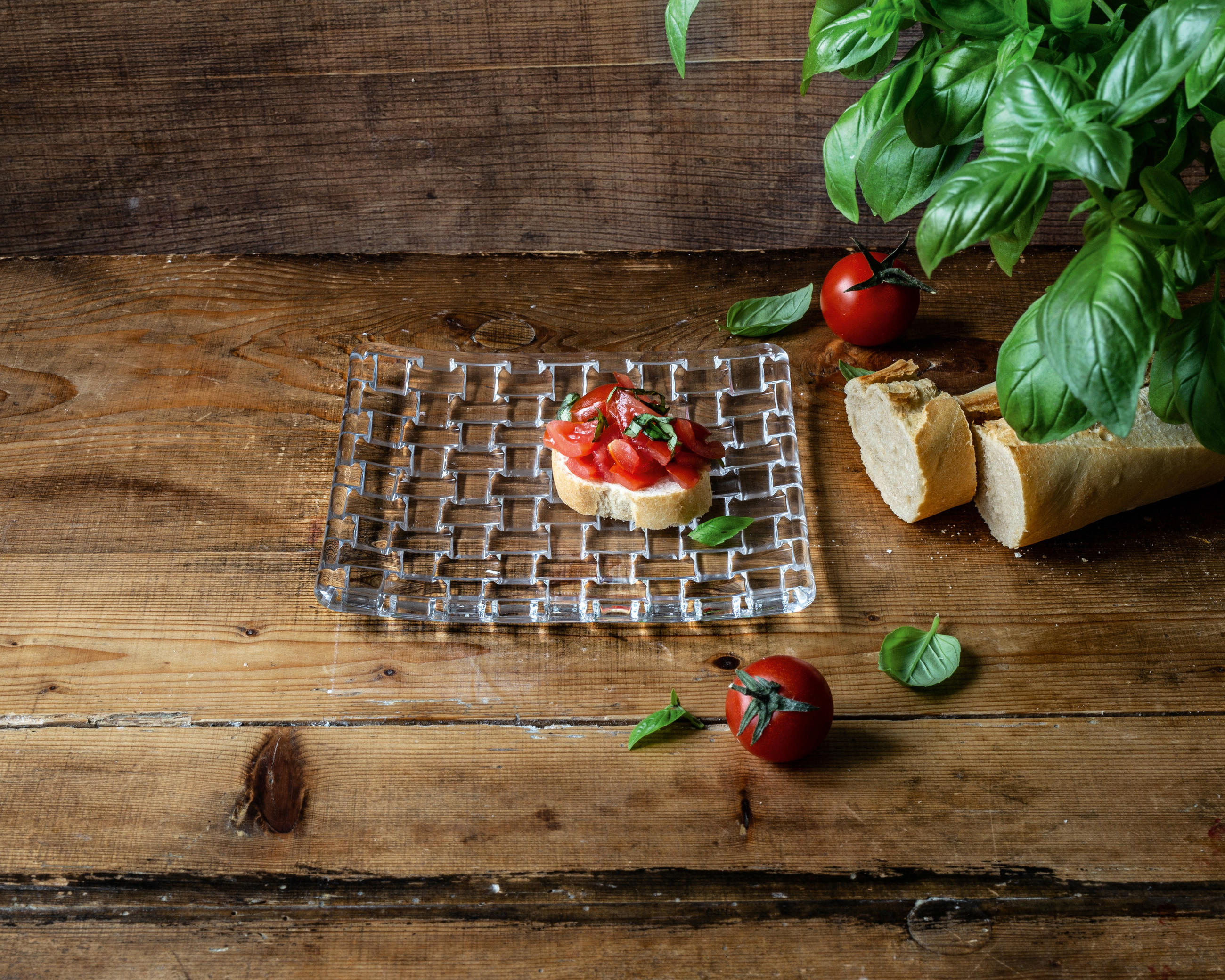 SET MATTALLRIKAR  - transparent, Basics, glas (14/1,6/14cm) - Nachtmann