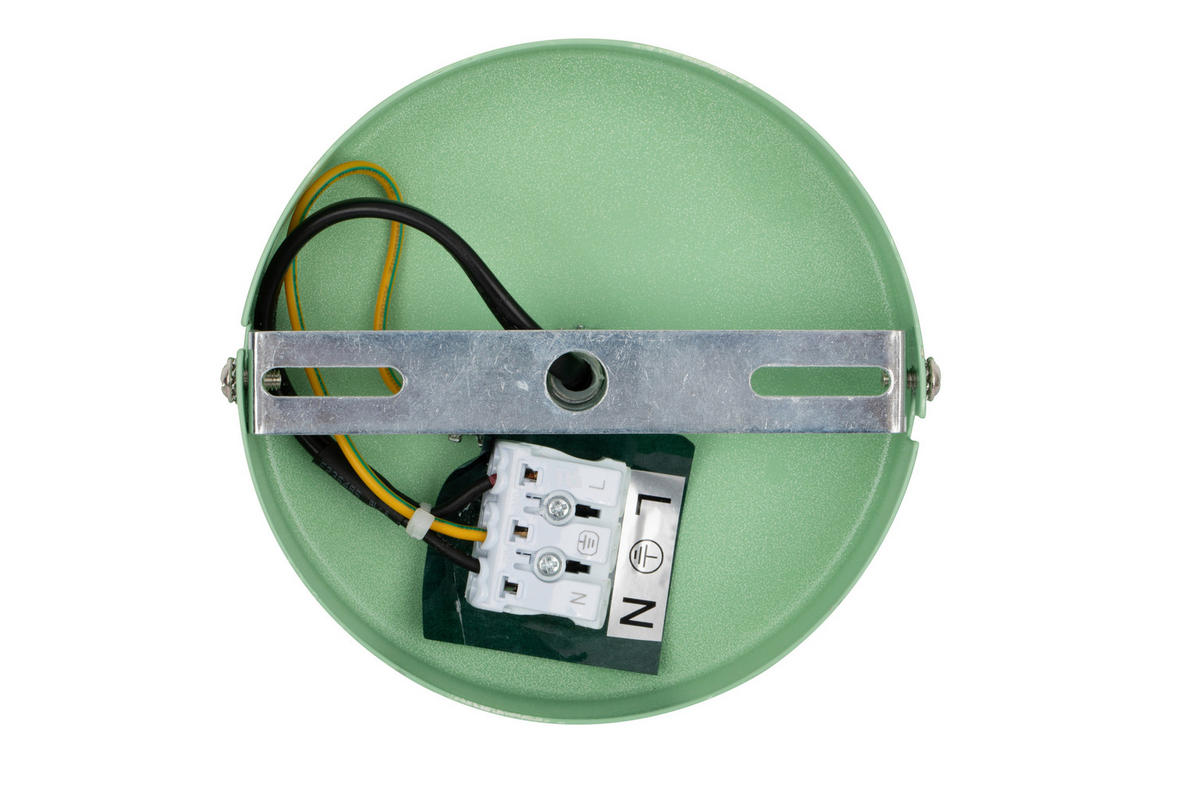 DECKENLEUCHTE 30/15 cm   - Beige/Mintgrün, Design, Kunststoff/Metall (30/15cm) - Collet's Monde