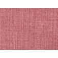 ECKSOFA in Flachgewebe, Leinenoptik Rosa  - Schwarz/Rosa, Design, Textil/Metall (208/247cm) - Xora