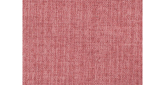 ECKSOFA in Flachgewebe, Leinenoptik Rosa  - Schwarz/Rosa, Design, Textil/Metall (242/170cm) - Xora