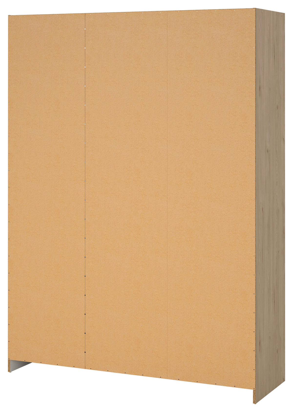 KLEIDERSCHRANK in Eichefarben  - Eichefarben/Schwarz, Basics, Holzwerkstoff/Metall (147/200/49,8cm) - MID.YOU