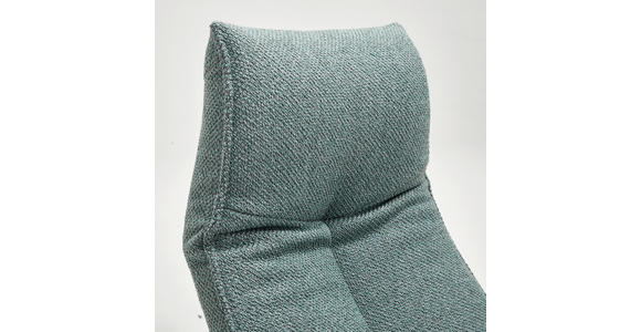 RELAXSESSEL in Textil Petrol - Anthrazit/Petrol, Design, Textil/Metall (71/122/87cm) - Johann Jakob