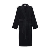 BADEMANTEL HOMEWEAR S Unisex  - Schwarz, Basics, Textil (Snull) - Moeve