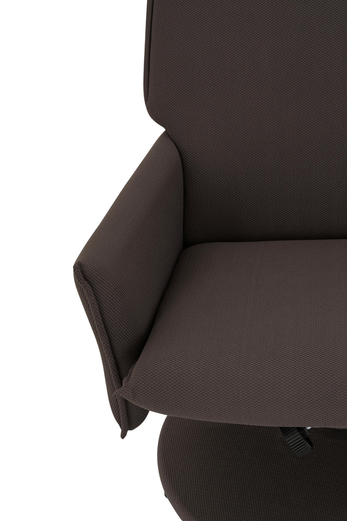 RELAXSESSELSET Webstoff Hocker    - Graubraun/Grau, MODERN, Textil/Metall (69/95/80/80/107,5cm) - P & B