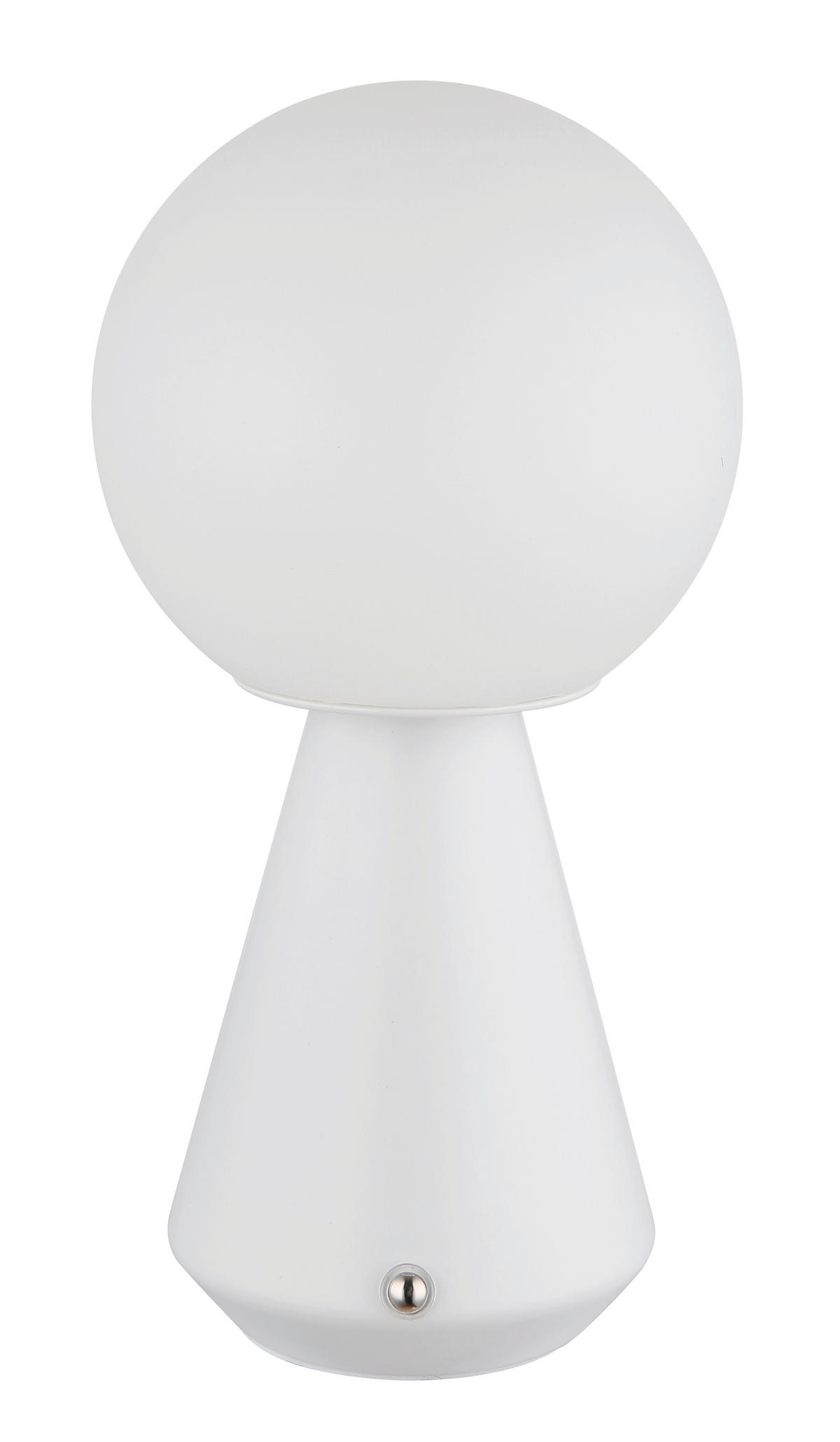 AKKU-TISCHLEUCHTE SORA 12/23,5 cm  - Weiß, Design, Kunststoff/Metall (12/23,5cm) - Globo
