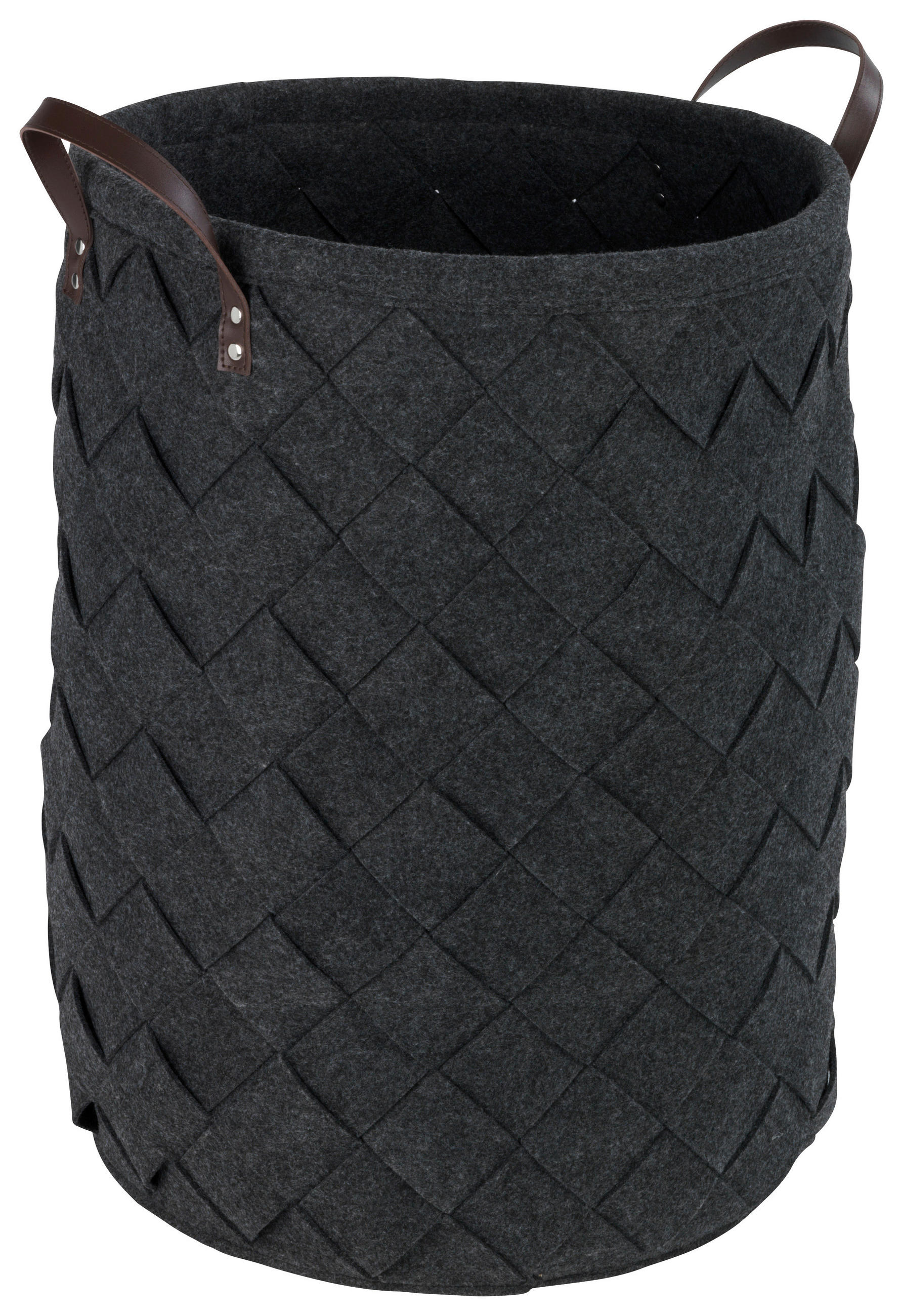 WÄSCHESACK - Schwarz, Basics, Kunststoff (40/60cm) - Wenko