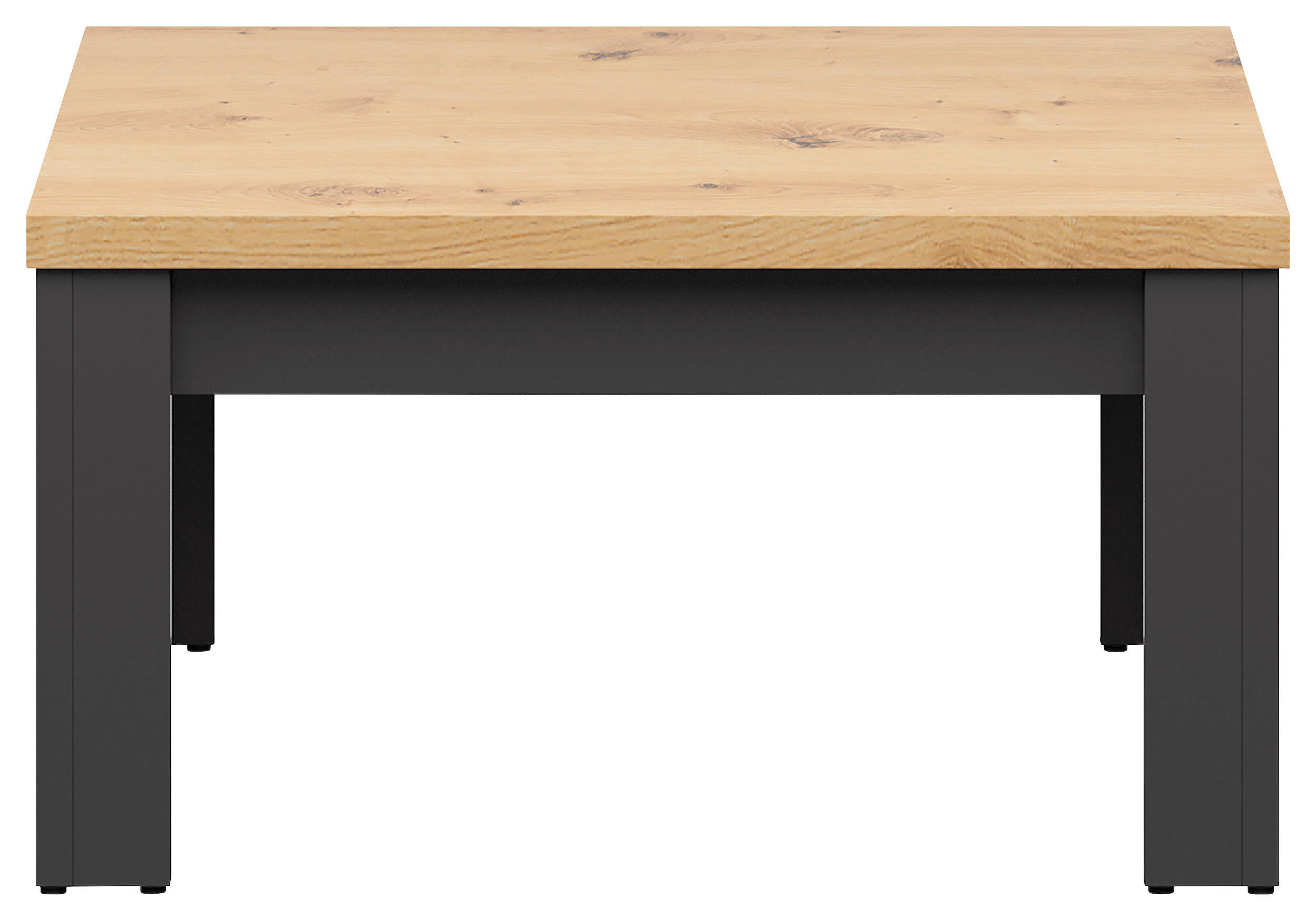 COUCHTISCH 75/75/40 cm rechteckig Graphitfarben, Eiche Artisan  - Graphitfarben/Eiche Artisan, Design, Holzwerkstoff (75/75/40cm)