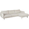 SOFFA i vit  - vit/svart, Design, metall/trä (273/75/162cm) - Pure Home Comfort