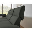 ECKSOFA  in Flachgewebe Grün  175-224/255-365 cm  - Schwarz/Grün, Design, Textil/Metall (175-224/255-365cm) - Dieter Knoll