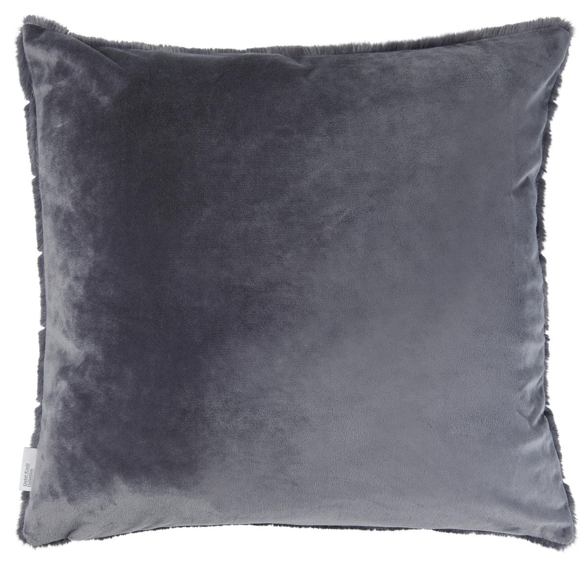 POTAH NA POLŠTÁŘ  48/48 cm - antracitová, Konvenční, textil (48/48cm) - Dieter Knoll