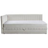 SCHLAFSOFA in Struktur Beige  - Beige/Schwarz, Design, Holz/Holzwerkstoff (212/83/99cm) - MID.YOU