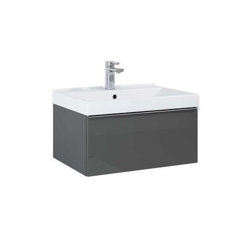 BAZĂ PENTRU LAVOAR 60/28,1/44,9 cm  - auriu/culoare crom, Basics, metal/material pe bază de lemn (60/28,1/44,9cm)