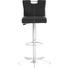 BARHOCKER in Metall, Textil Schwarz, Edelstahlfarben - Edelstahlfarben/Schwarz, Design, Textil/Metall (54/82-107/54cm) - Dieter Knoll BARHOCKER in Metall, Textil Schwarz, Edelstahlfarben - Edelstahlfarben/Schwarz, Design, Textil/Metall (54/82-107/54cm) - Dieter Knoll