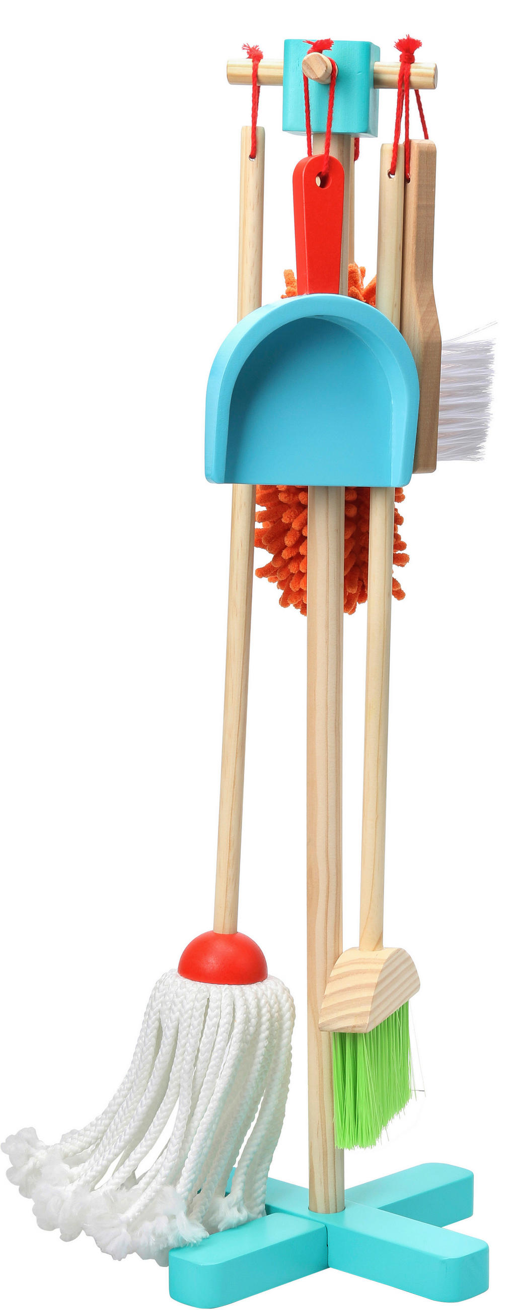 DETSKÁ HRACIA SADA - oranžová/modrá, Basics, drevo/kompozitné drevo - My Baby Lou