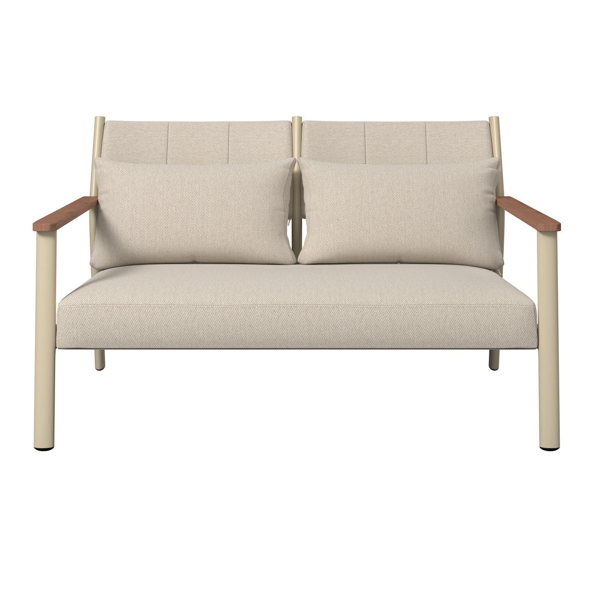 GARTENSET  4-teilig  - Beige/Naturfarben, Design, Holz/Textil - Ambia Garden