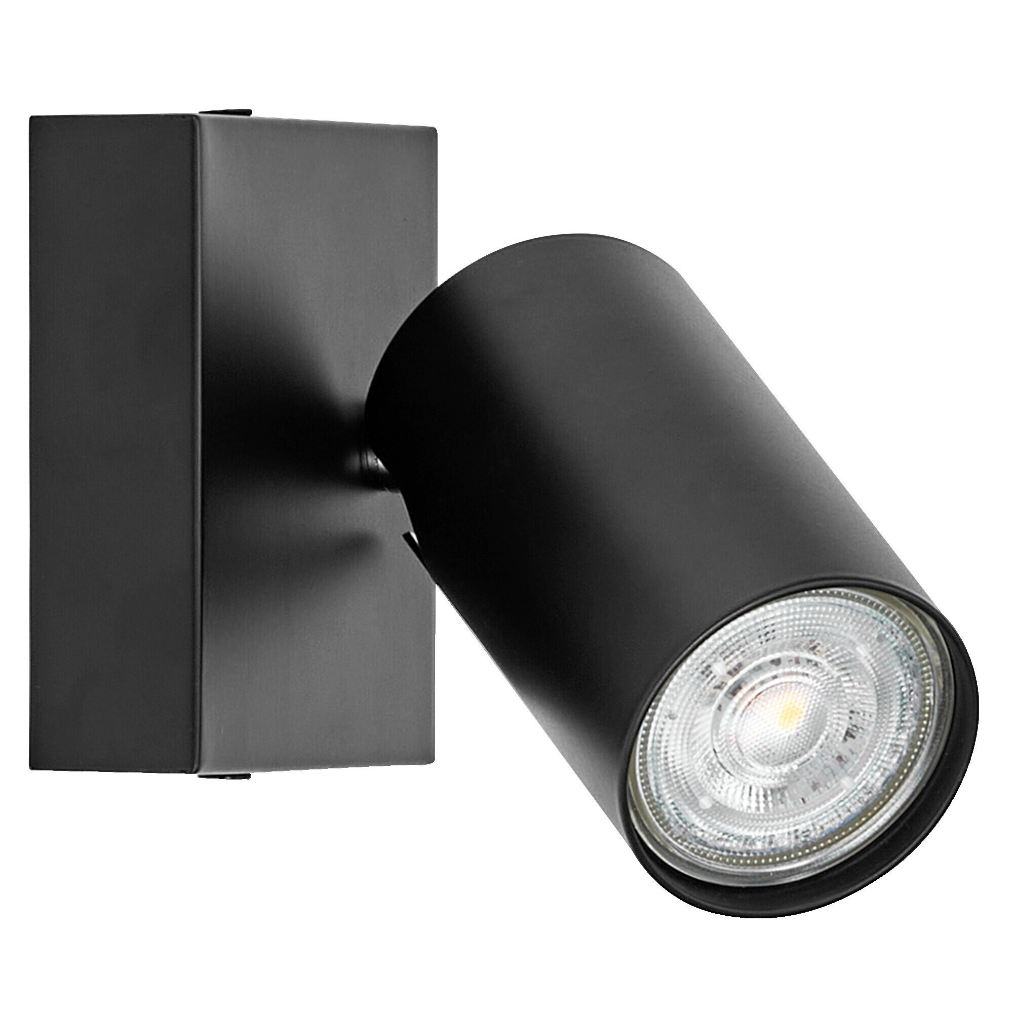 LED-STRAHLER 9/8,25/10,5 cm   - Schwarz, Basics, Metall (9/8,25/10,5cm) - Osram