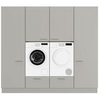 HAUSWIRTSCHAFTSRAUM 240/216,6/58,2 cm  in Grau  - Grau, MODERN, Holzwerkstoff (240/216,6/58,2cm) - Nobilia