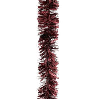 KARÁCSONYFADÍSZ - bordó, Basics, műanyag (183cm)