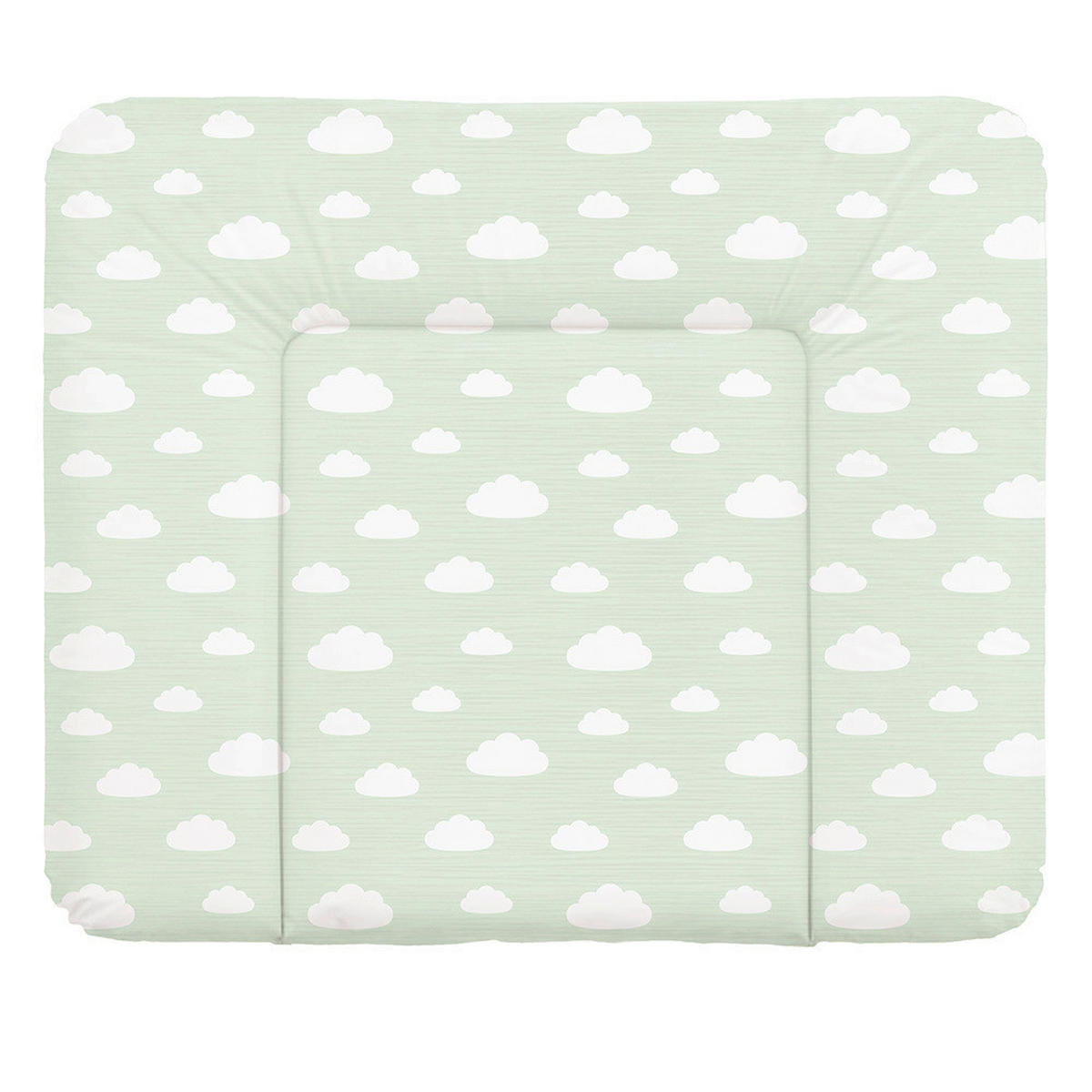 WICKELAUFLAGE 85/72 cm   - Weiß/Grün, Basics, Kunststoff (85/72cm) - My Baby Lou