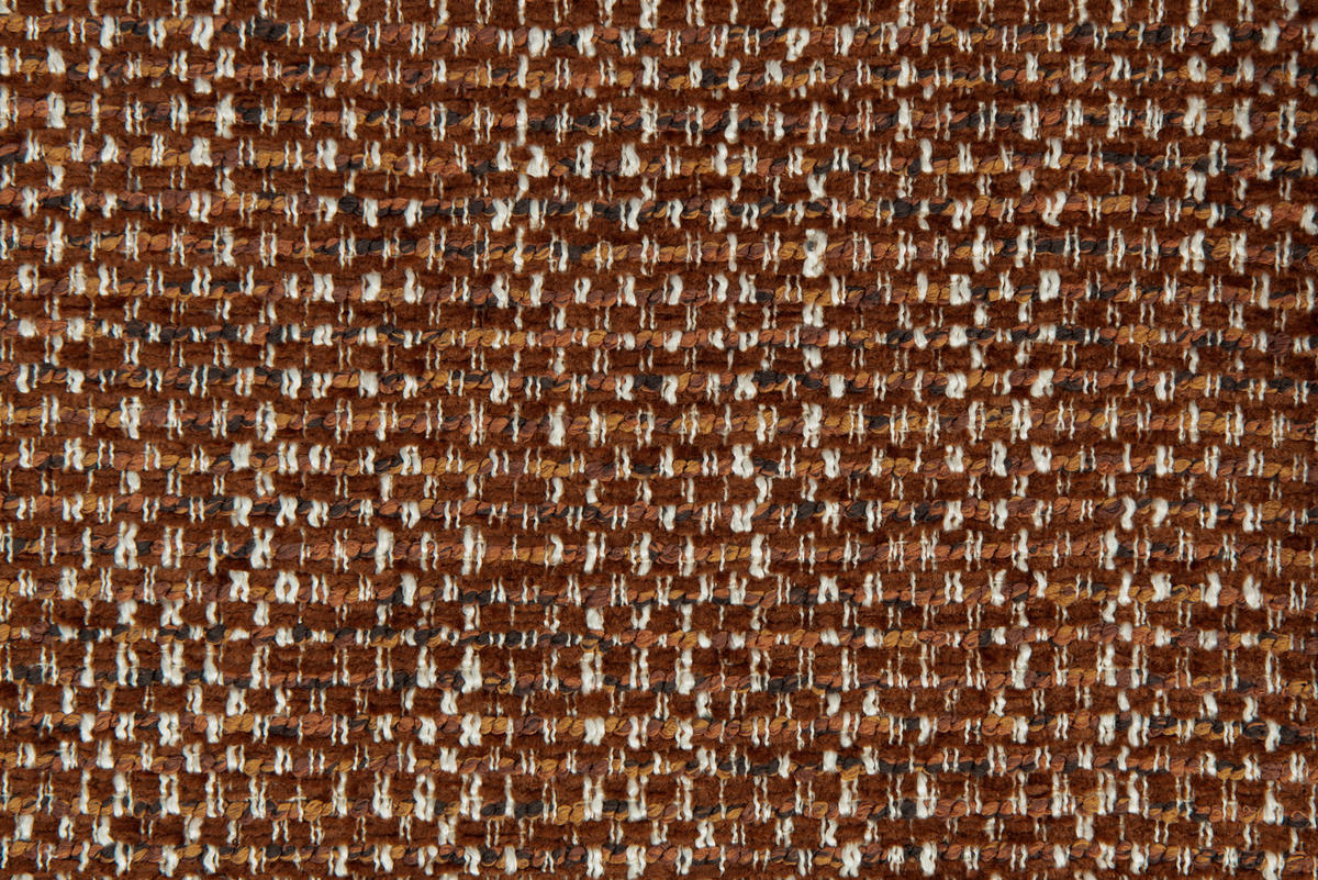 ARMLEHNSTUHL  in Eisen Webstoff, Mikrofaser  - Cognac/Schwarz, Design, Textil/Metall (62/83/60cm) - Novel
