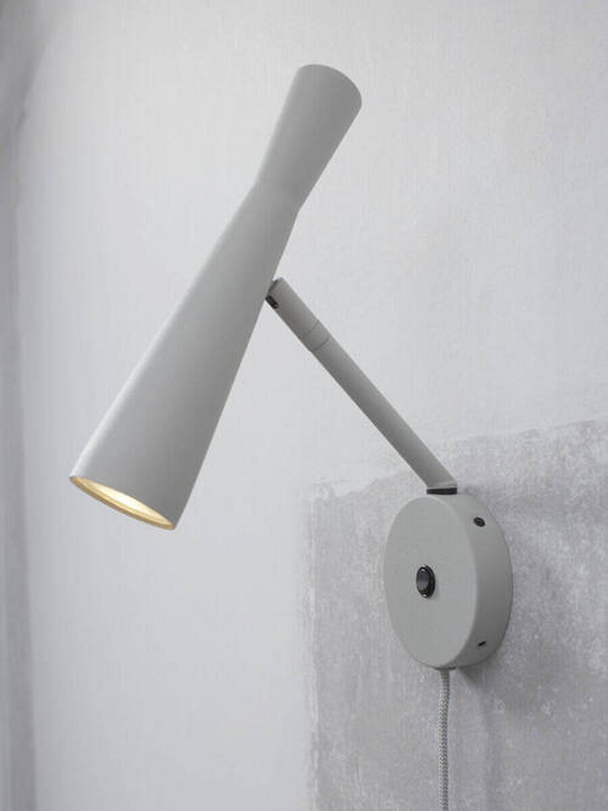 VÄGGLAMPA it's about RoMi 26/10,5/34,5 cm   - ljusgrå, Trend, metall (26/10,5/34,5cm) - It's about Romi