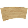 SCHREIBTISCH 200/80-100/68-82 cm  in Anthrazit, Hickory  - Anthrazit/Hickory, Design, Holzwerkstoff/Metall (200/80-100/68-82cm) - Moderano