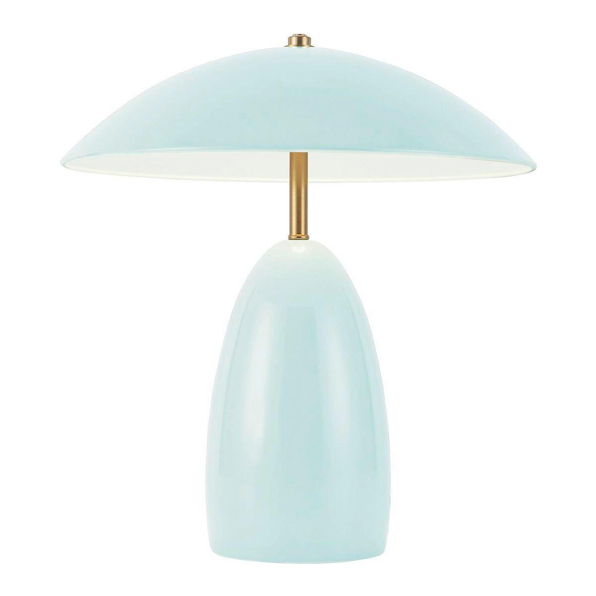 LED-TISCHLEUCHTE Alora Mood 30,5/35,2 cm  - Hellblau, Design, Metall (30,5/35,2cm) - Elstead Lighting
