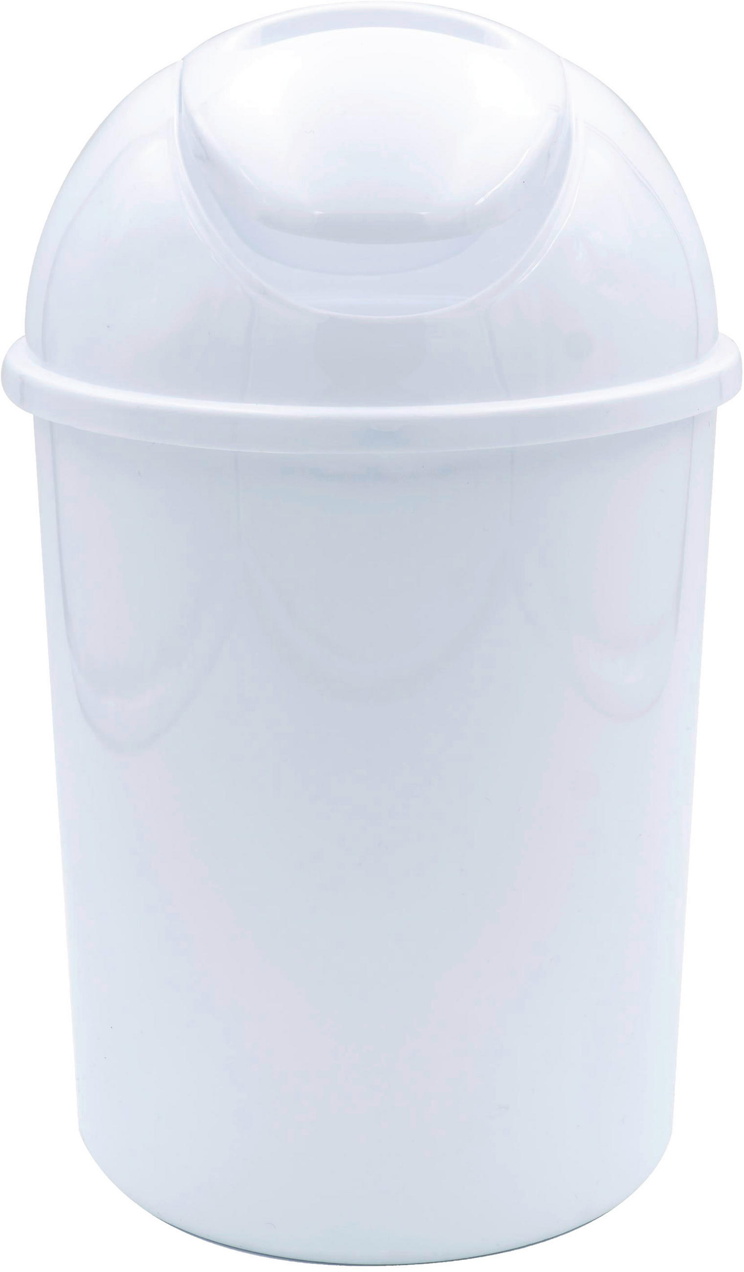 ABFALLEIMER Kunststoff   - Weiss, Basics, Kunststoff (19/31/19cm) - Sadena
