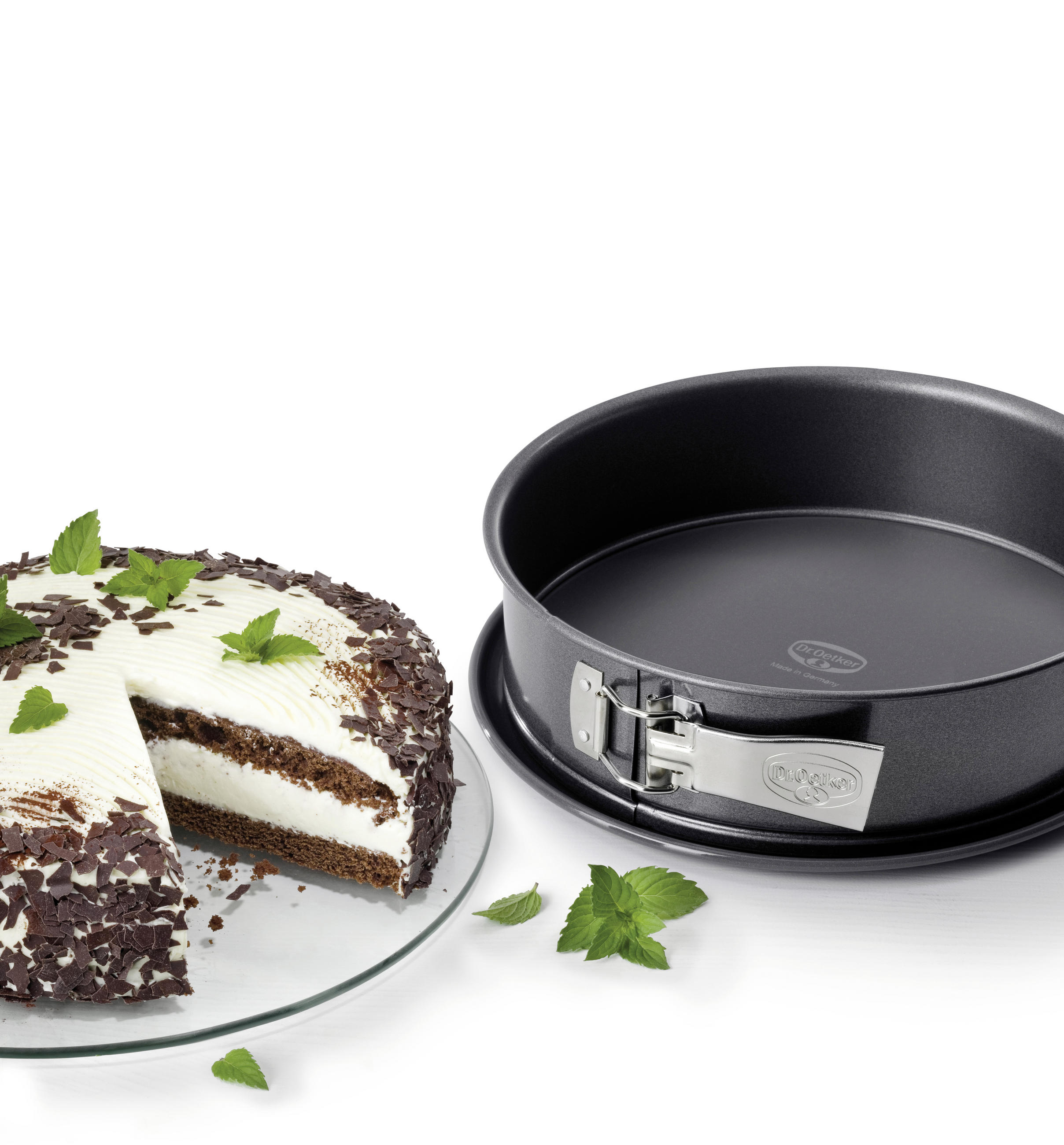 SPRINGFORM  - Grau, Basics, Metall (28/8cm) - Dr.Oetker