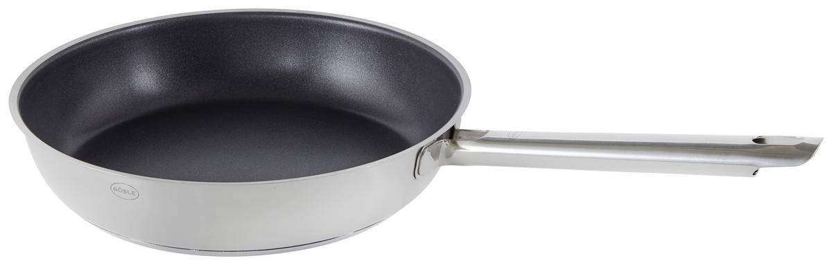 PÁNEV NA SMAŽENÍ  28 cm  - černá/barvy nerez oceli, Konvenční, kov (28cm) - Rösle