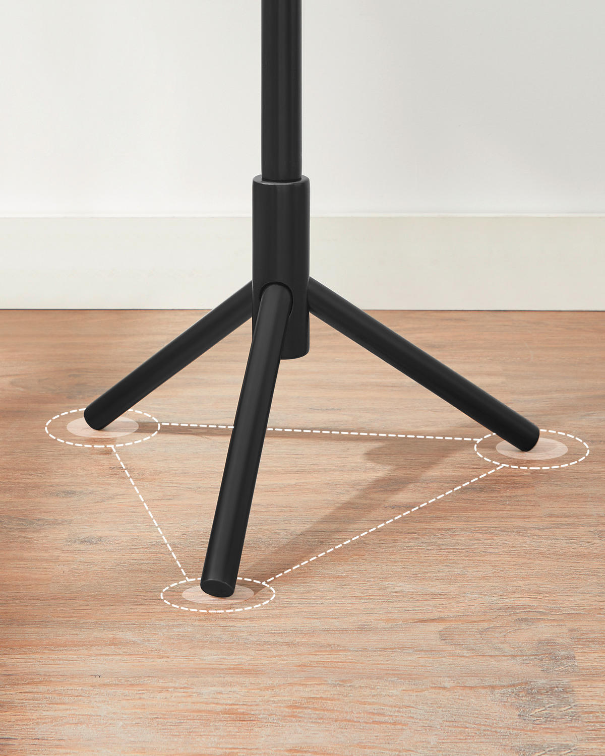 KLEIDERSTÄNDER in Schwarz 47/175/47 cm   - Schwarz, Trend, Holz (47/175/47cm) - Boxxx