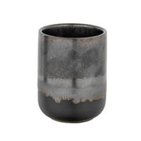 ZAHNPUTZBECHER Keramik  - Dunkelgrau/Grau, Konventionell, Keramik (8/10/8cm) - Schöner Wohnen