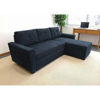 ECKSOFA TERMOLI Anthrazit Jacquard  - Anthrazit/Schwarz, Design, Kunststoff/Textil (155/231cm) - MID.YOU