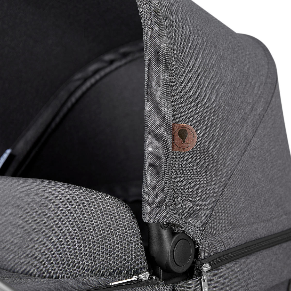KOMBIKINDERWAGEN  Salsa 4 Air  Asphalt  - Dunkelgrau/Silberfarben, Basics, Textil/Metall (95/63/110cm) - ABC Design
