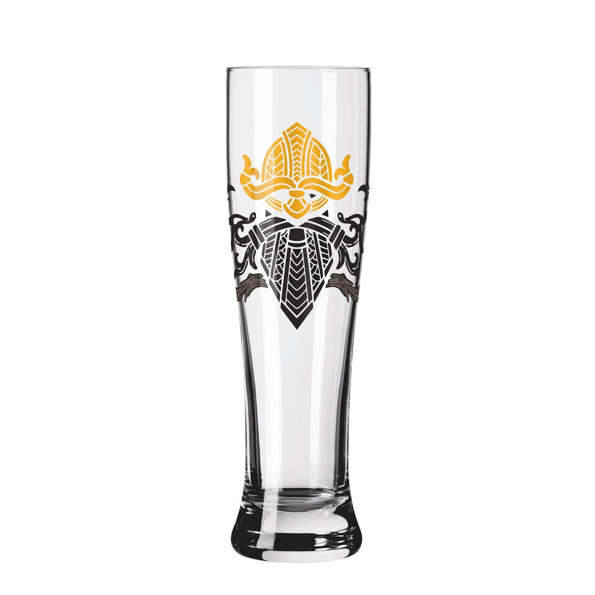 GLÄSERSET Brauchzeit 2-teilig  - Transparent/Goldfarben, Trend, Glas (7,5/25,4cm) - Ritzenhoff