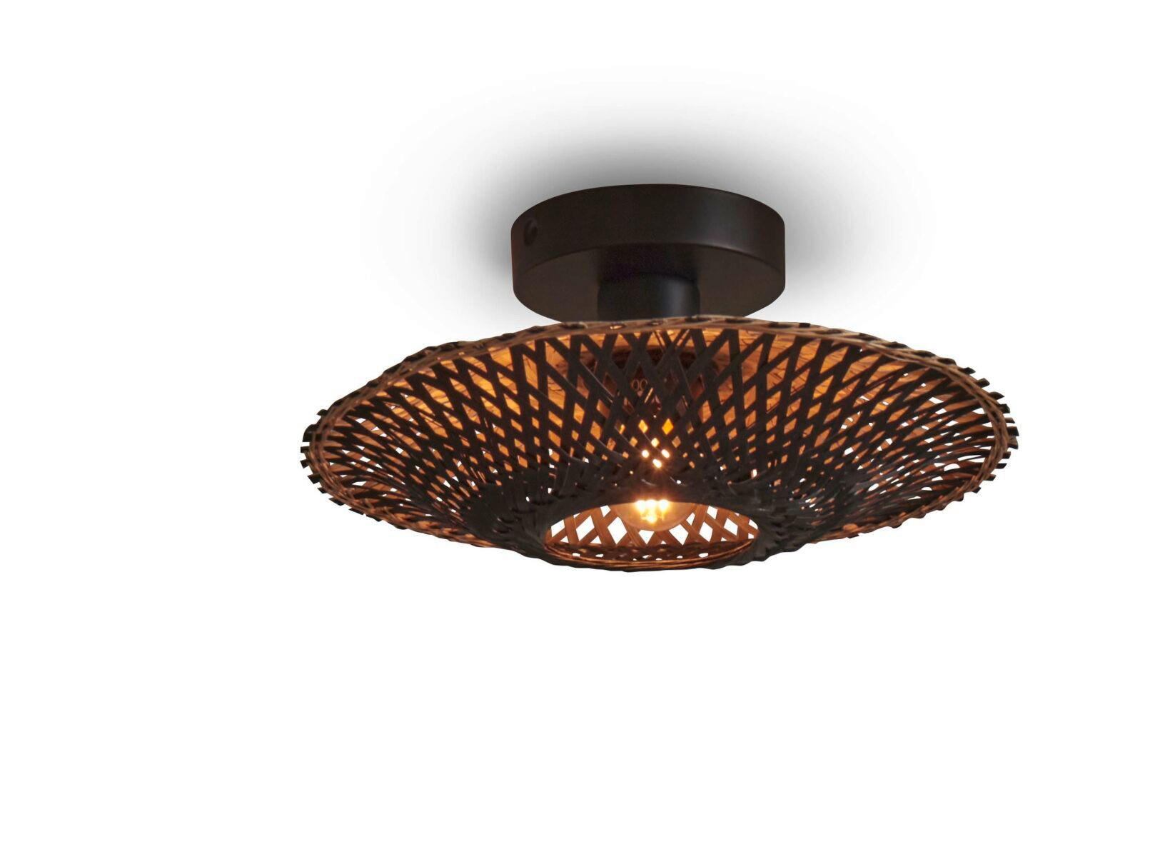 DECKENLEUCHTE GOOD&MOJO  30/8 cm   - Schwarz, Trend (30/8cm) - Good & Mojo