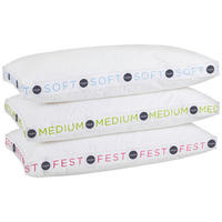 PÁRNA 40/80 cm  Comfy Soft  - kék/fehér, Basics, műanyag/textil (40/80cm) - Sleeptex