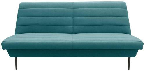 2-SITZER-SOFA Petrol - Petrol/Schwarz, Design, Textil/Metall (185/92/103cm) - LOOKS by W.Joop