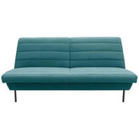 2-SITZER-SOFA Petrol  - Petrol/Schwarz, Design, Textil/Metall (185/92/103cm) - LOOKS by W.Joop