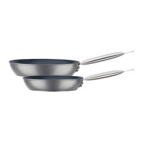 PFANNENSET GASTRO Quick 2-teilig  - Silberfarben, Basics, Metall - GSW